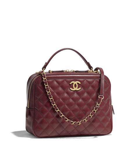 chanel burgundy vanity case|chanel vanity case styles.